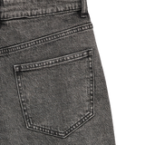 VERO MODA VMBILLIE barrel ank rhine in medium grey denim rhinestone - Image 4