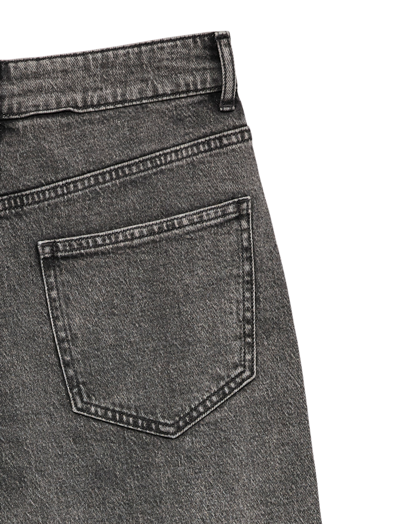 VERO MODA VMBILLIE barrel ank rhine in medium grey denim rhinestone - Image 4