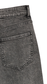 VERO MODA VMBILLIE barrel ank rhine in medium grey denim rhinestone - Image 4