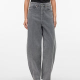 VERO MODA VMBILLIE barrel ank rhine in medium grey denim rhinestone - Image 6