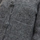 VERO MODA VMBLOSSOM o-neck cardigan boo in medium grey melange - Image 6