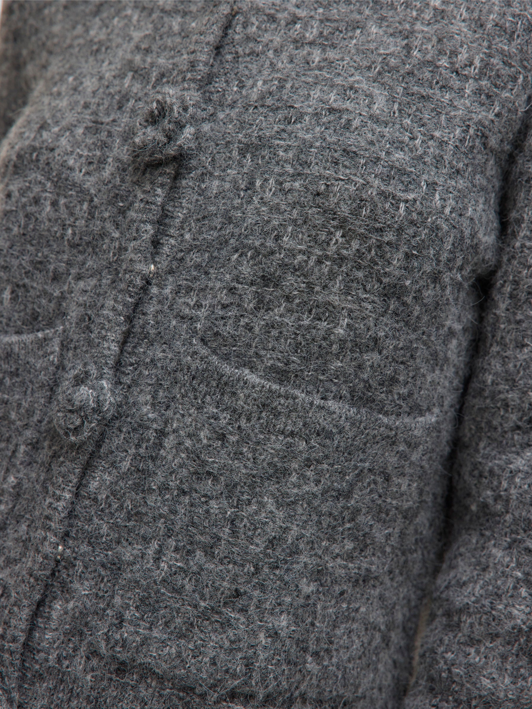VERO MODA VMBLOSSOM o-neck cardigan boo in medium grey melange - Image 6