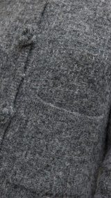 VERO MODA VMBLOSSOM o-neck cardigan boo in medium grey melange - Image 6