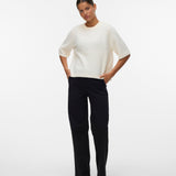 VERO MODA VMBOOM 2/4 o-nk oversize pullove in birch melange - Image 1