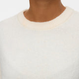 VERO MODA VMBOOM 2/4 o-nk oversize pullove in birch melange - Image 5