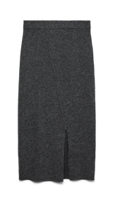 VERO MODA VMBRISA 7/8 skirt - medium grey melange