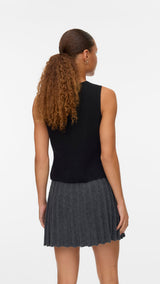 VERO MODA VMBRISA v-neck vest - black