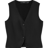 VERO MODA VMBRISA v-neck vest - black