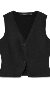 VERO MODA VMBRISA v-neck vest - black
