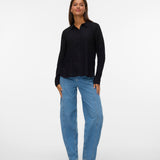 VERO MODA VMBUMPY basic shirt in black - Image 1