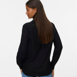 VERO MODA VMBUMPY basic shirt in black - Image 2