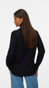 VERO MODA VMBUMPY basic shirt in black - Image 2