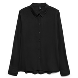 VERO MODA VMBUMPY basic shirt in black - Image 3