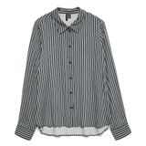 VERO MODA VMBUMPY basic shirt in india ink eva snow white - Image 3