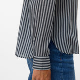 VERO MODA VMBUMPY basic shirt in india ink eva snow white - Image 5