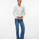 VERO MODA VMBUMPY basic shirt in snow white - Image 1
