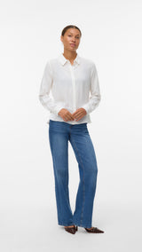 VERO MODA VMBUMPY basic shirt in snow white - Image 1