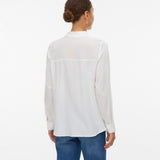 VERO MODA VMBUMPY basic shirt in snow white - Image 2