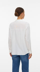 VERO MODA VMBUMPY basic shirt in snow white - Image 2