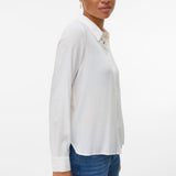 VERO MODA VMBUMPY basic shirt in snow white - Image 4