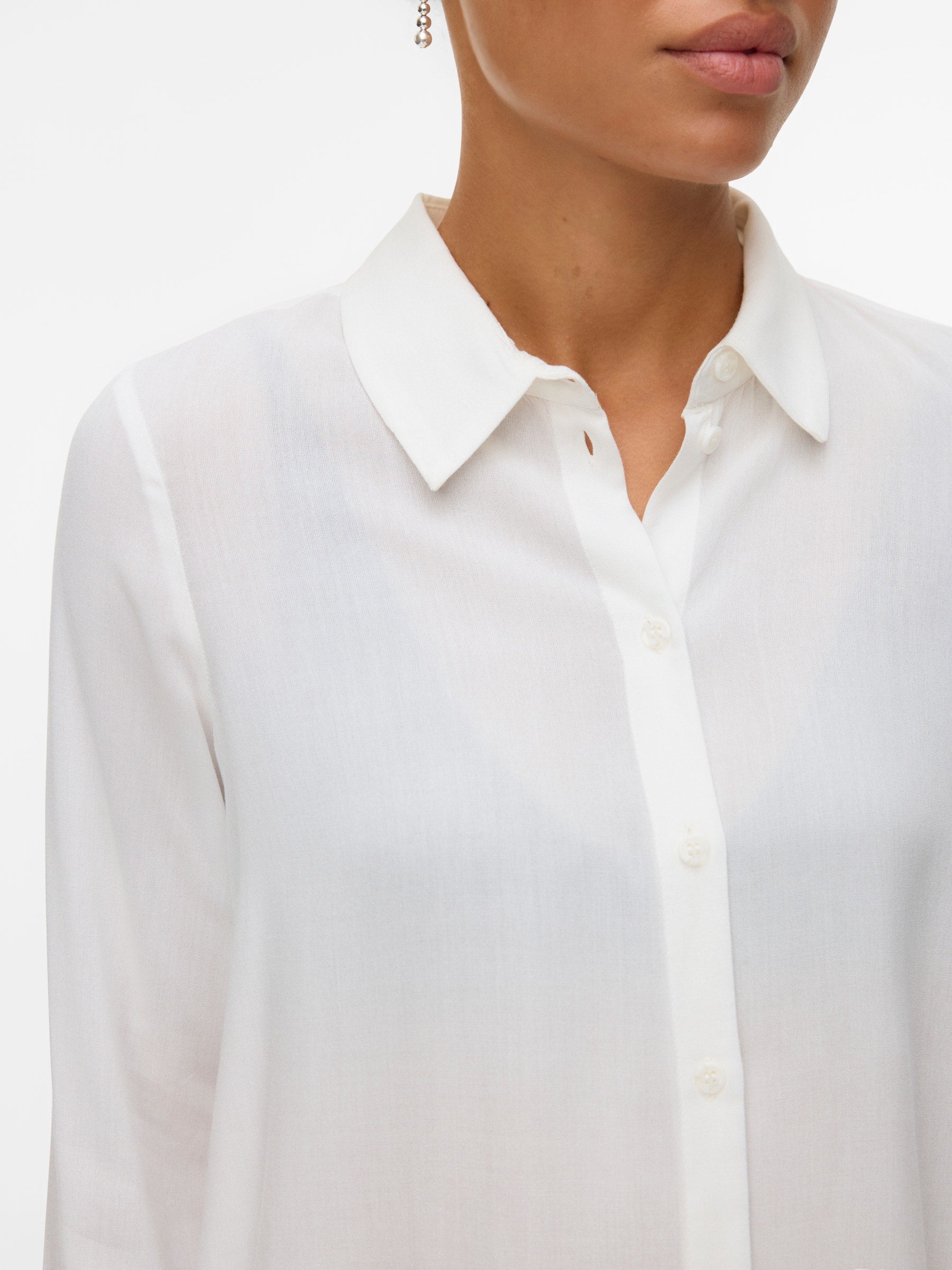 VERO MODA VMBUMPY basic shirt in snow white - Image 5