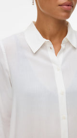VERO MODA VMBUMPY basic shirt in snow white - Image 5