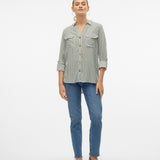VERO MODA VMBUMPY shirt new in laurel wreath - Image 4