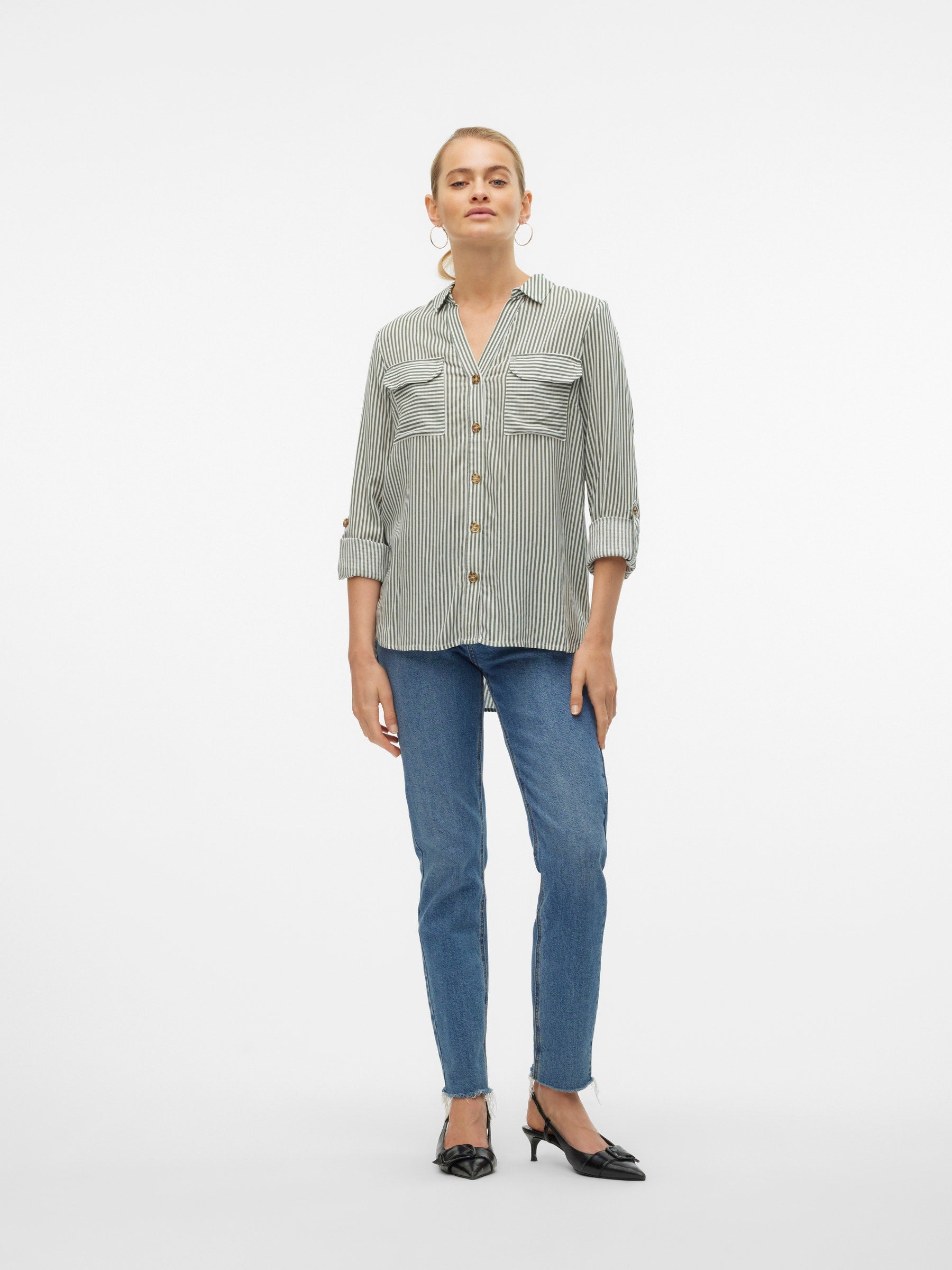 VERO MODA VMBUMPY shirt new in laurel wreath - Image 4