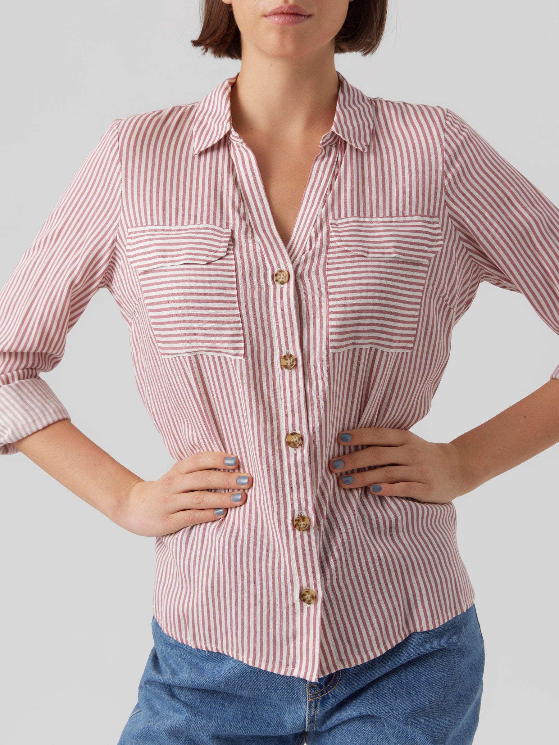 VERO MODA VMBUMPY shirt new in snow white - Image 5