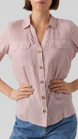 VERO MODA VMBUMPY shirt new in snow white - Image 5