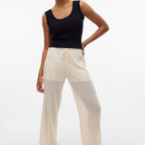 VERO MODA VMCAILEY wide pants in birch - Image 5