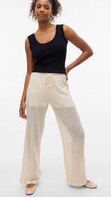 VERO MODA VMCAILEY wide pants in birch - Image 5