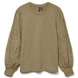 VERO MODA VMDAMINE sweat box in syrah - Image 3