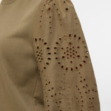 VERO MODA VMDAMINE sweat box in syrah - Image 5