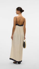 VERO MODA VMDENISE singlet ankle dress in black birch - Image 2