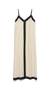 VERO MODA VMDENISE singlet ankle dress in black birch - Image 3