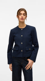 VERO MODA VMDIANA short jacket in navy blazer - Image 1