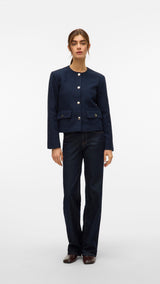 VERO MODA VMDIANA short jacket in navy blazer - Image 4