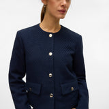 VERO MODA VMDIANA short jacket in navy blazer - Image 5