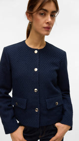 VERO MODA VMDIANA short jacket in navy blazer - Image 5