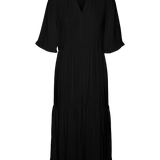 VERO MODA VMEASY joy 2/4 calf dress in black - Image 3