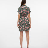 VERO MODA VMEASY joy shirt dress in birch zebra - Image 2