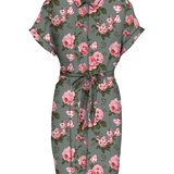 VERO MODA VMEASY joy shirt dress in birch zebra - Image 3