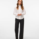 VERO MODA VMFANNI ruffel top in snow white - Image 4