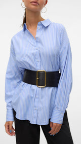 VERO MODA VMFANNI shirt in bright white - Image 5
