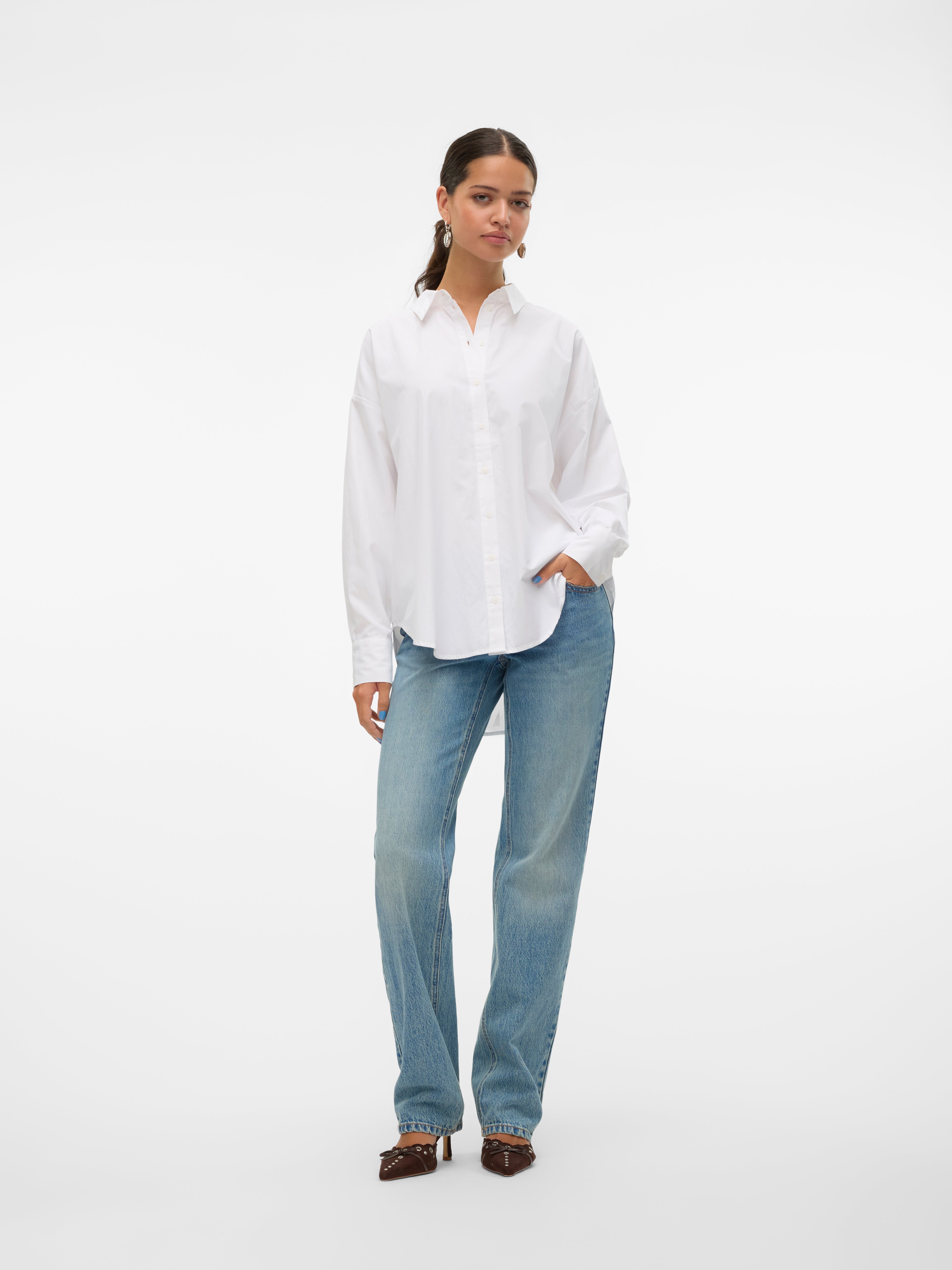 VERO MODA VMFANNI shirt - hydrangea
