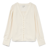 VERO MODA VMFASANA v-neck shirt in birch - Image 3