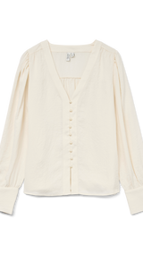 VERO MODA VMFASANA v-neck shirt in birch - Image 3