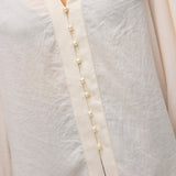 VERO MODA VMFASANA v-neck shirt in birch - Image 6