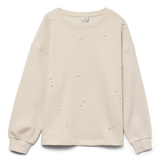 VERO MODA VMFATILDA sweatshirt - mermaid tone-in-tone pearls
